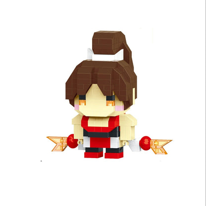 Hadouken Blocks . Figura personalizada en bloques de Street Fighter