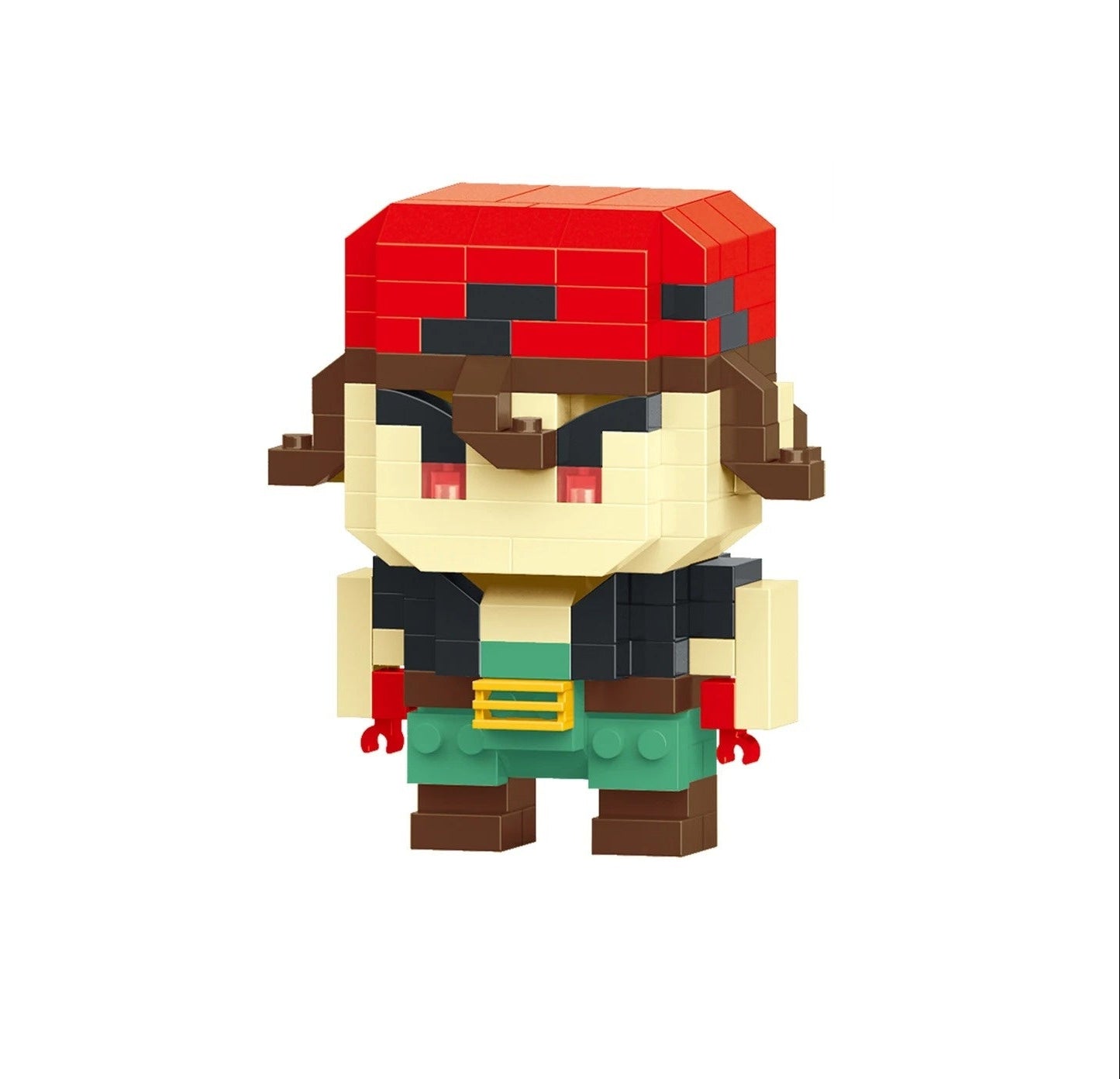 Hadouken Blocks . Figura personalizada en bloques de Street Fighter