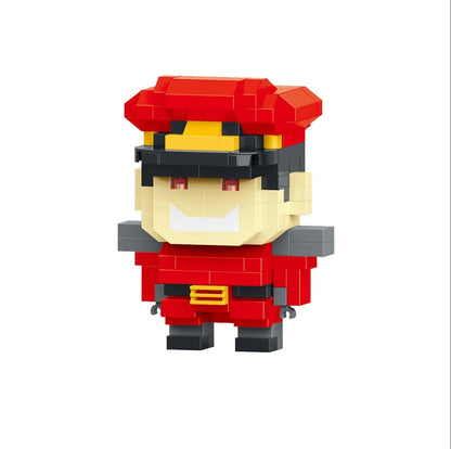 Hadouken Blocks . Figura personalizada en bloques de Street Fighter