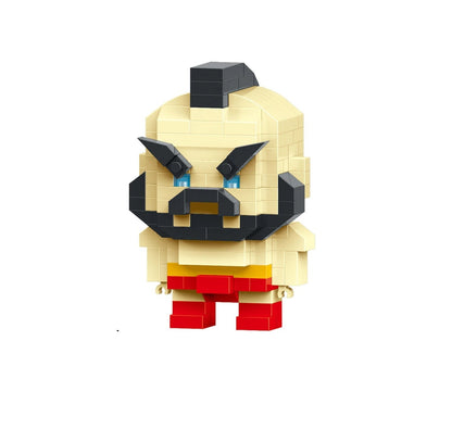 Hadouken Blocks . Figura personalizada en bloques de Street Fighter