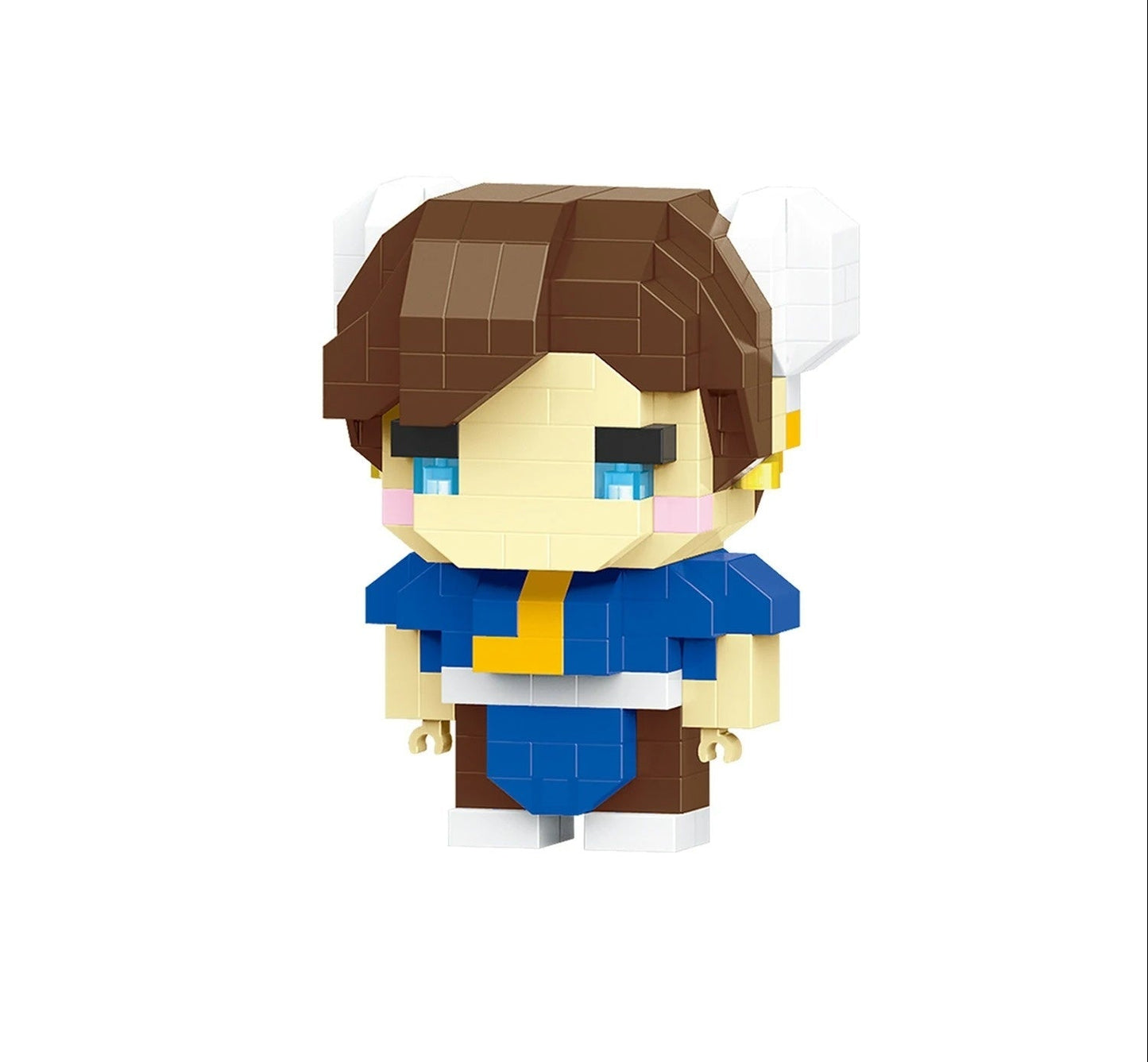 Hadouken Blocks . Figura personalizada en bloques de Street Fighter