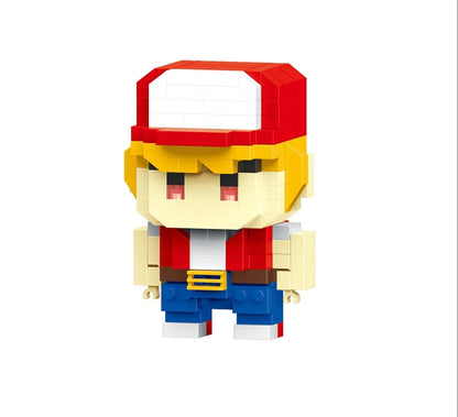 Hadouken Blocks . Figura personalizada en bloques de Street Fighter